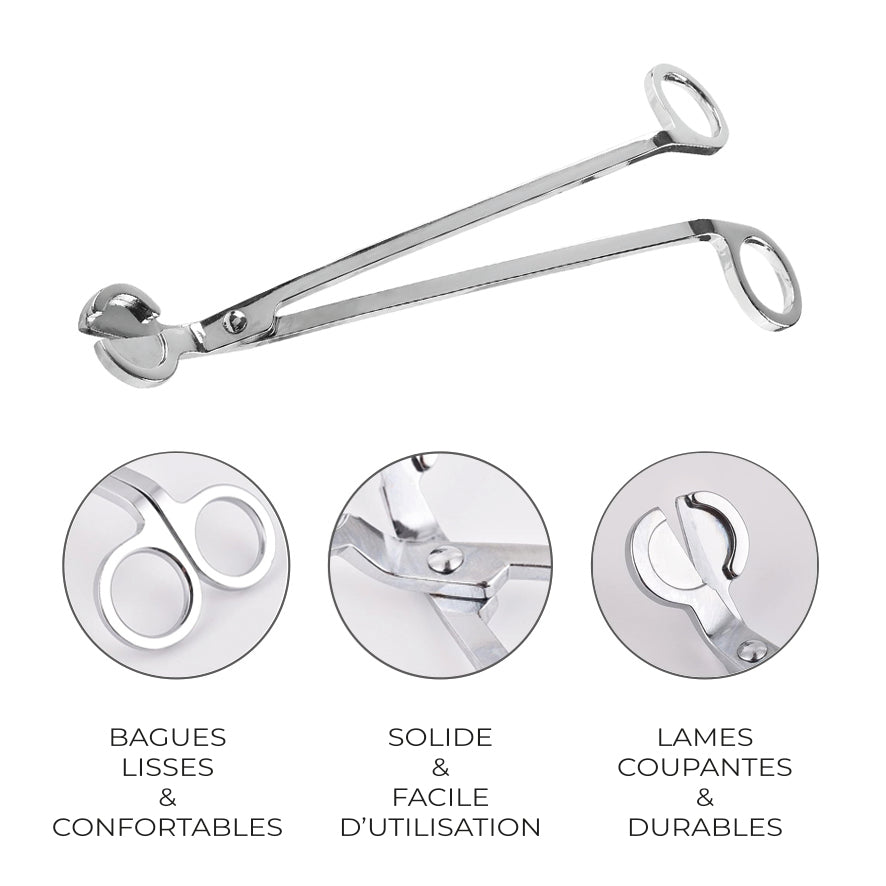 Coupe-mèche argent | Collection accessoires