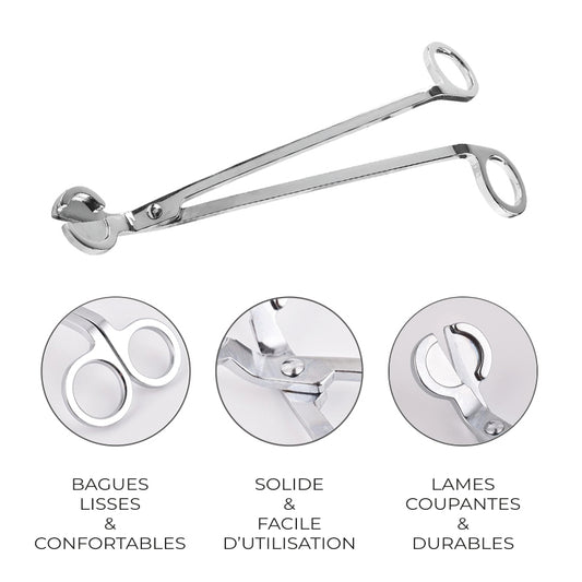 Coupe-mèche argent | Collection accessoires