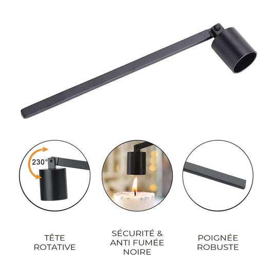 Eteignoir bougie noir | Collection accessoires